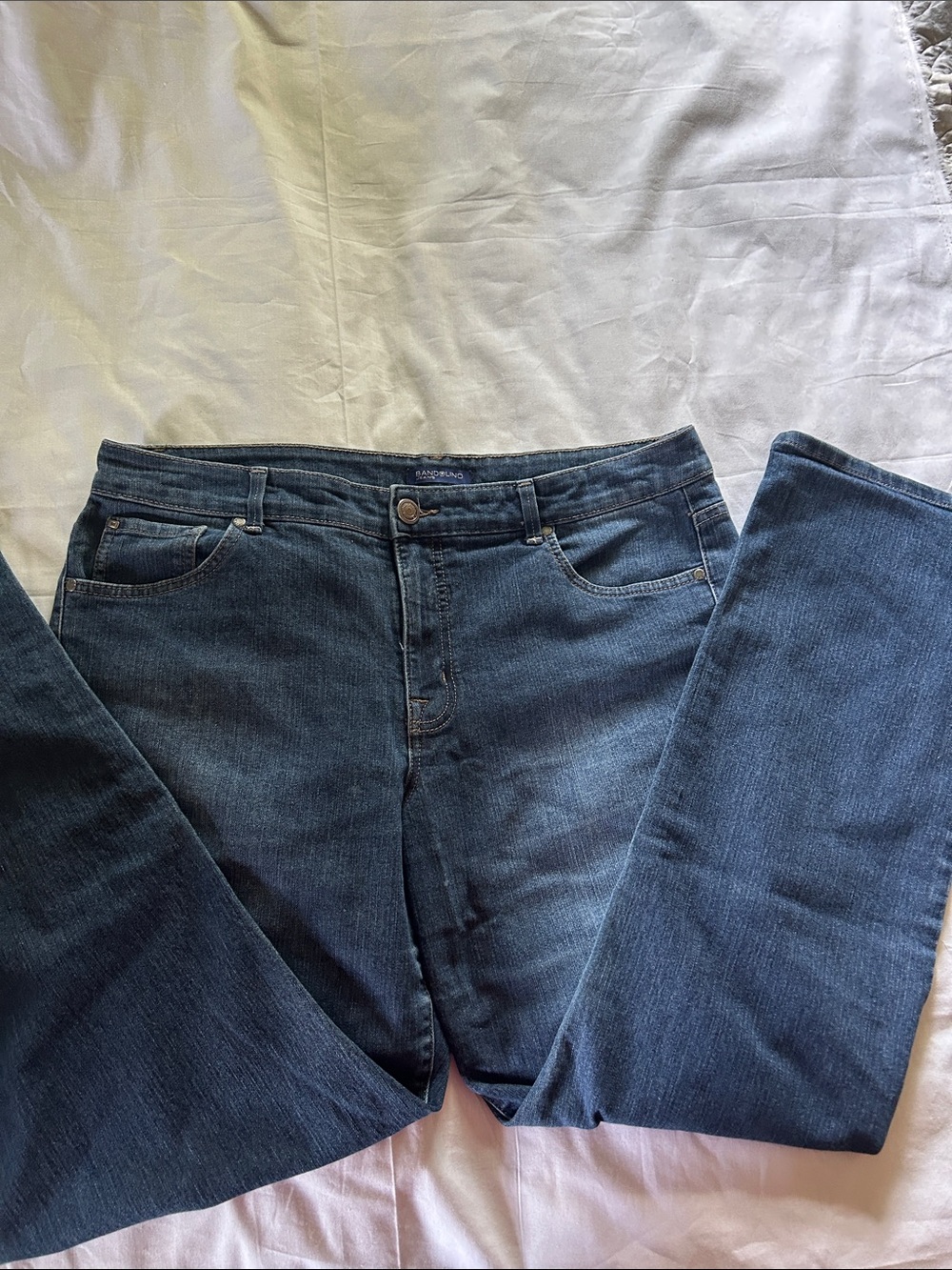 Bandolino Dark Blue Straight-Leg Women's Jeans
